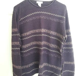 Striped Knit Sweater